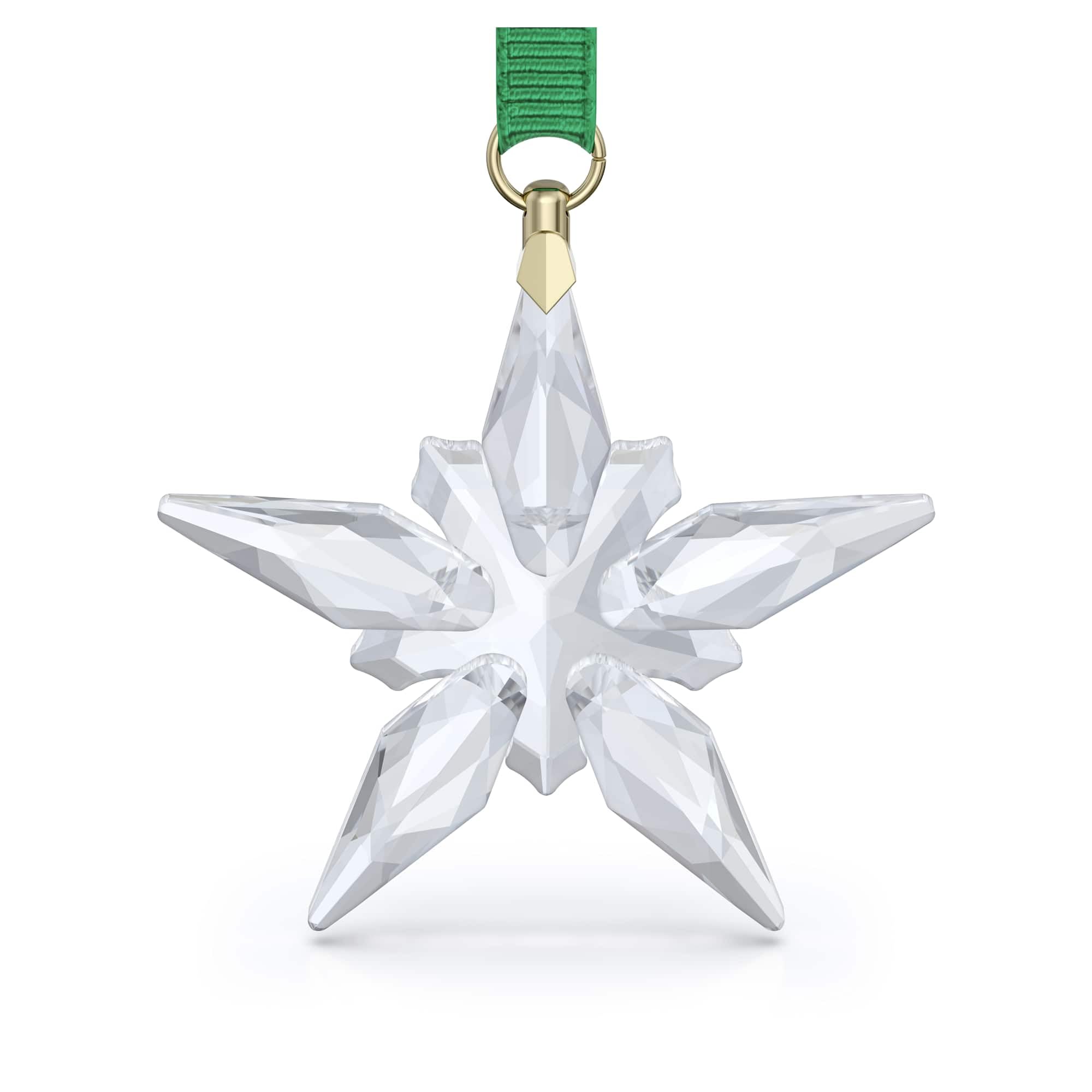 Swarovski Little Star front view showing ribbon and sparkle benefit of elegant display