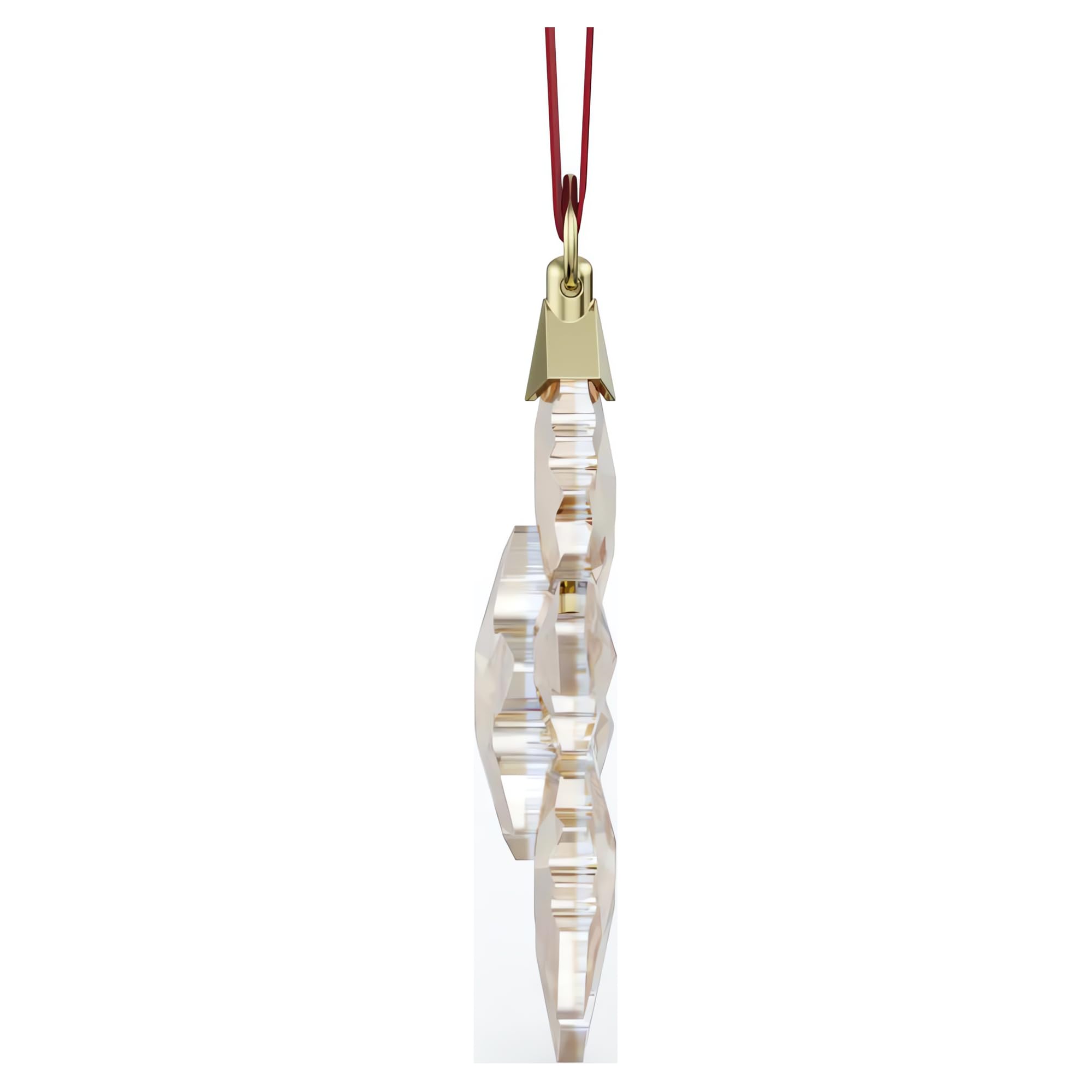 Swarovski snowflake inside bell jar creating curated festive ambiance