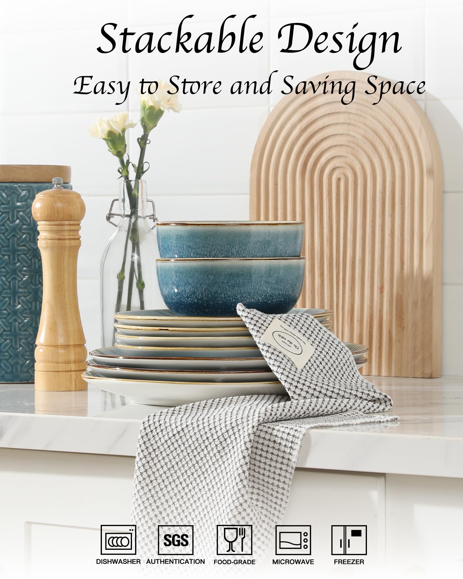 Sweejar Home plate held next to hand showing size and scale for portion planning