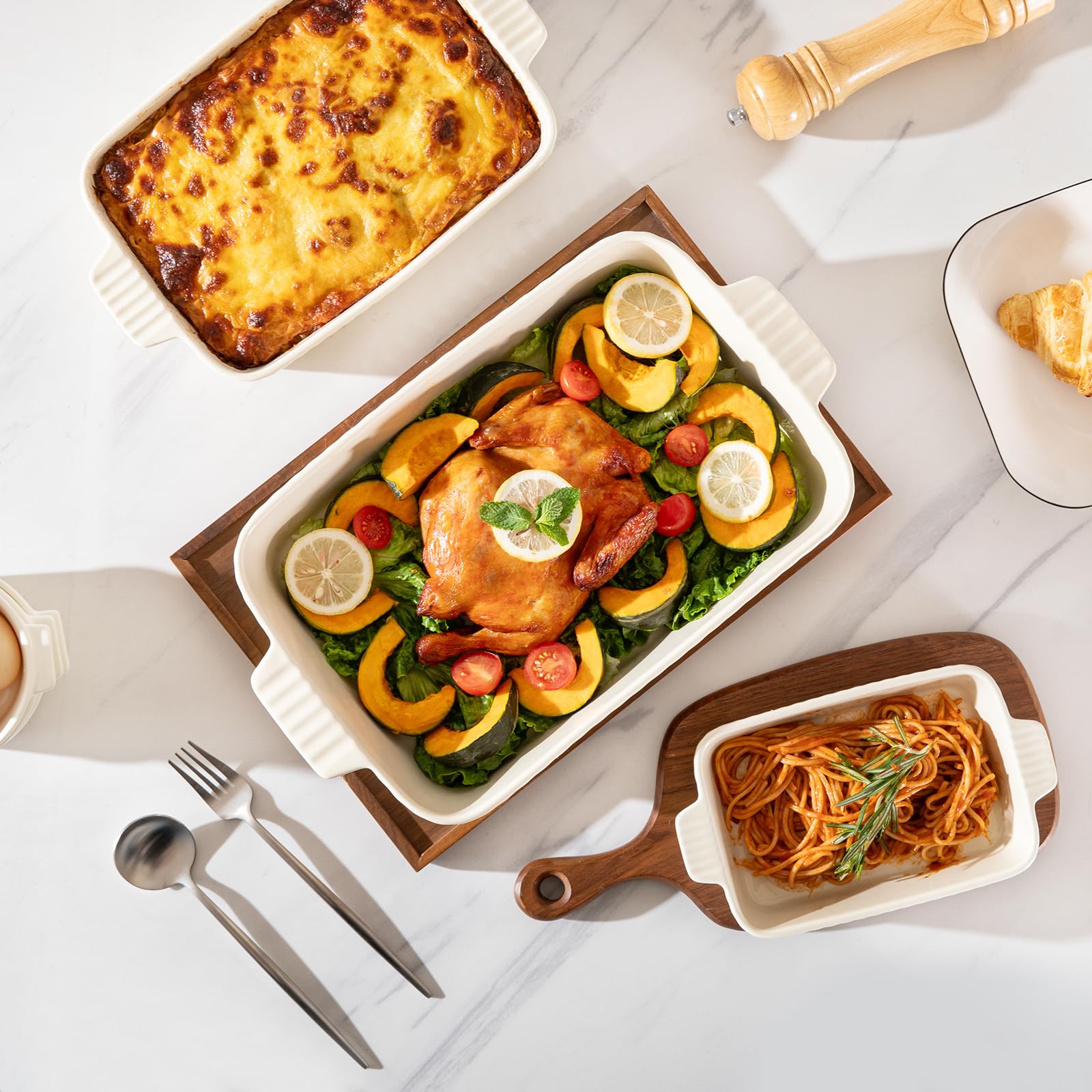 Sweejar Home serving on table set, enhances presentation and entertaining ease