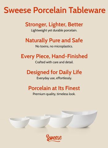 Sweese 10oz serving portion with snack to show correct small-size use