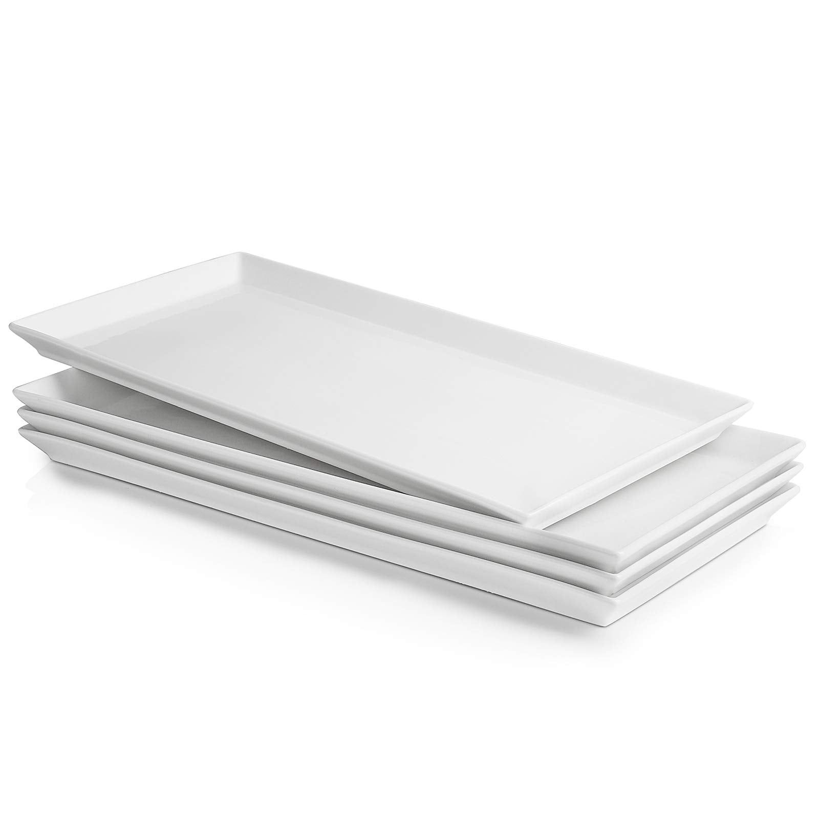 Sweese front view rectangular platter shows clean presentation benefit