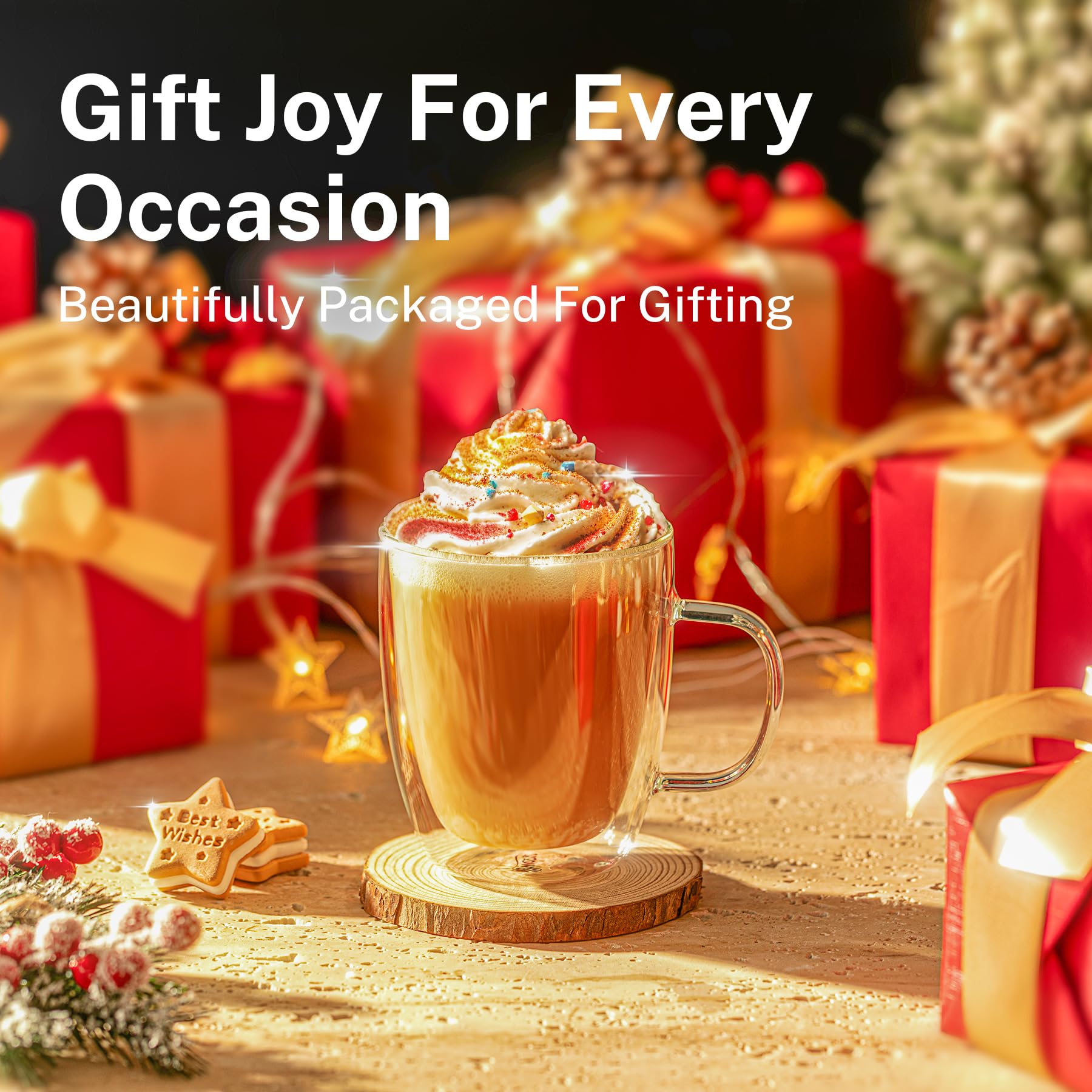 Sweese set of four in gift box lifestyle scene ideal for presents and elegant countertop display