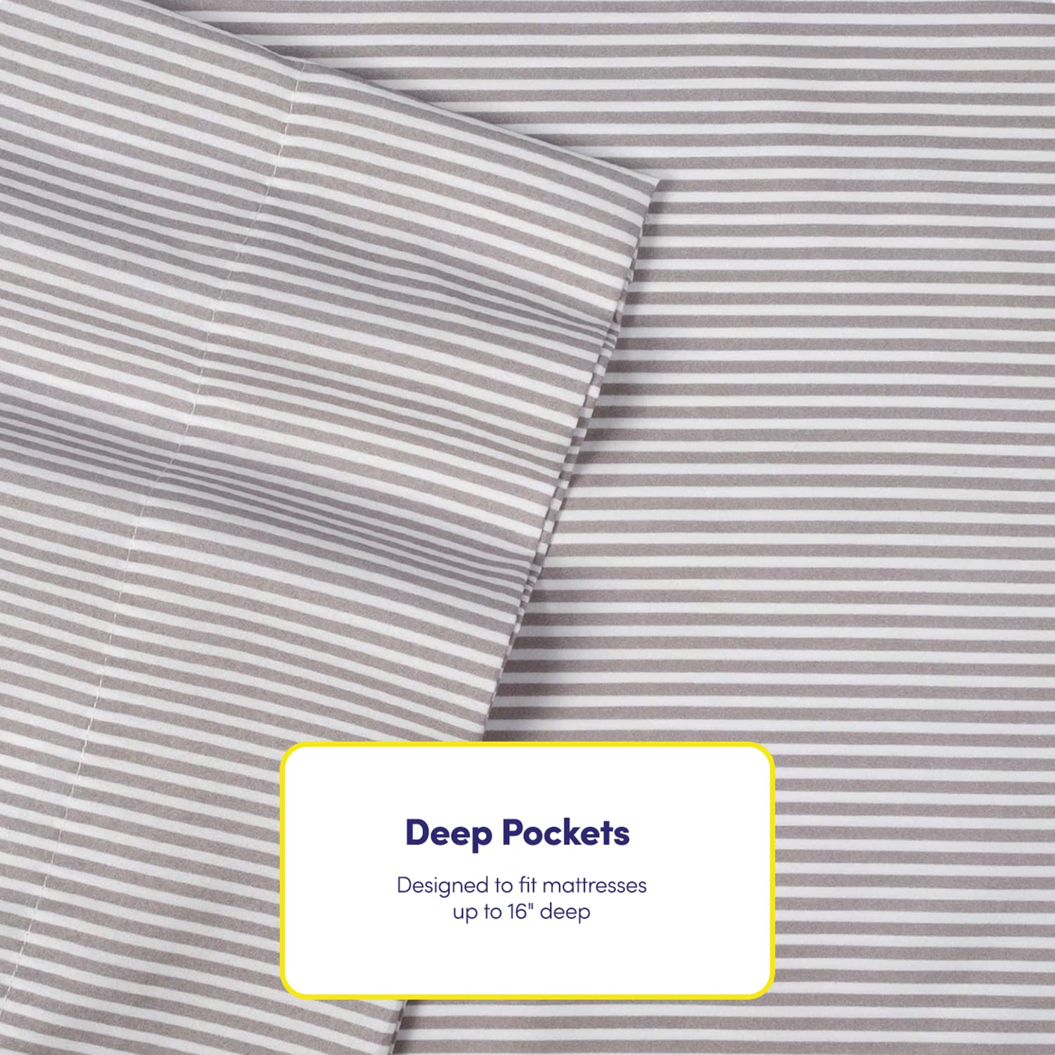 Sweet Home Collection packaged set with stacked pillowcases showing complete six-piece value