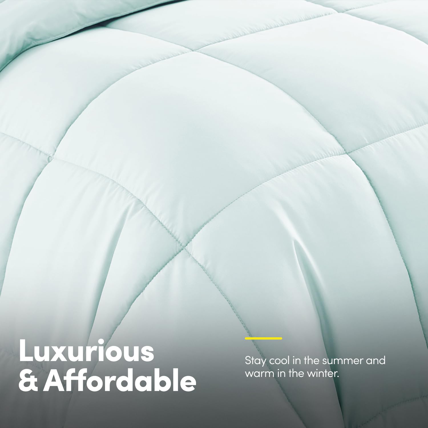 Sweet Home Collection flat sheet and pillowcase fabric texture emphasizing breathable, wrinkle-resistant microfiber