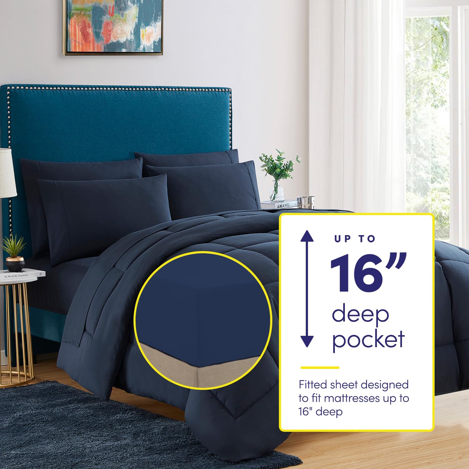 Sweet Home Collection close-up microfiber texture highlighting softness and breathable comfort benefit