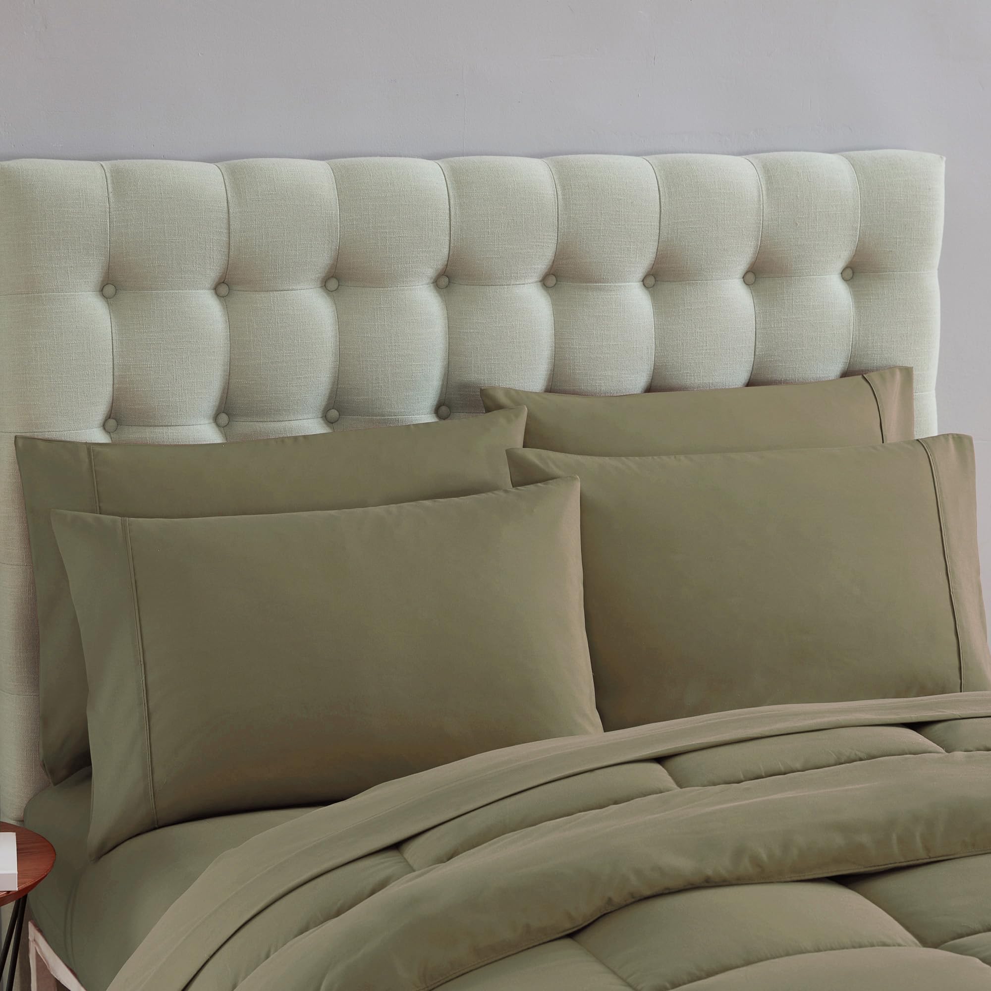 Sweet Home Collection comforter on styled bed illustrating cohesive bedroom upgrade