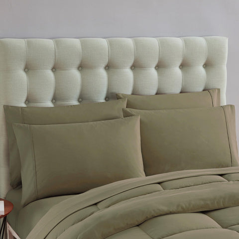 Sweet Home Collection comforter on styled bed illustrating cohesive bedroom upgrade