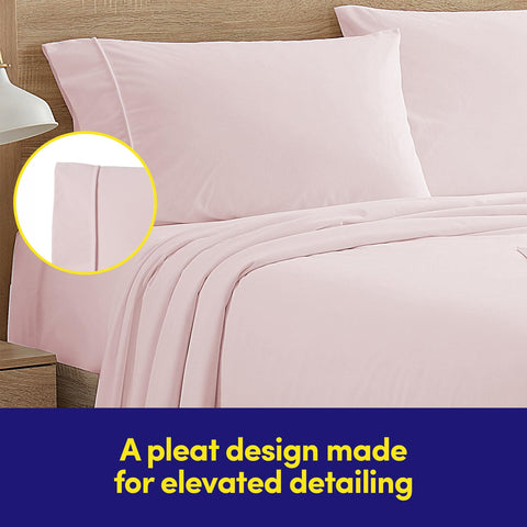 Sweet Home Collection interior corner strap and elastic detail preventing sheet slip