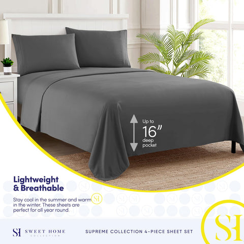 Sweet Home Collection elastic corner strap detail demonstrating secure fit