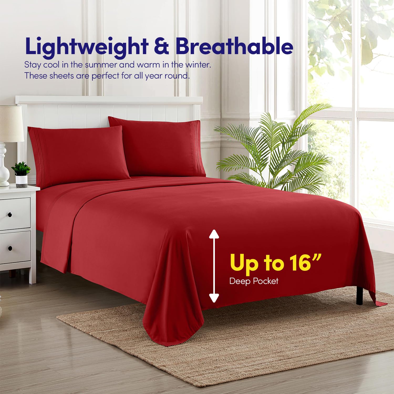 Sweet Home Collection used in RV camper bed, ideal for travel and compact spaces