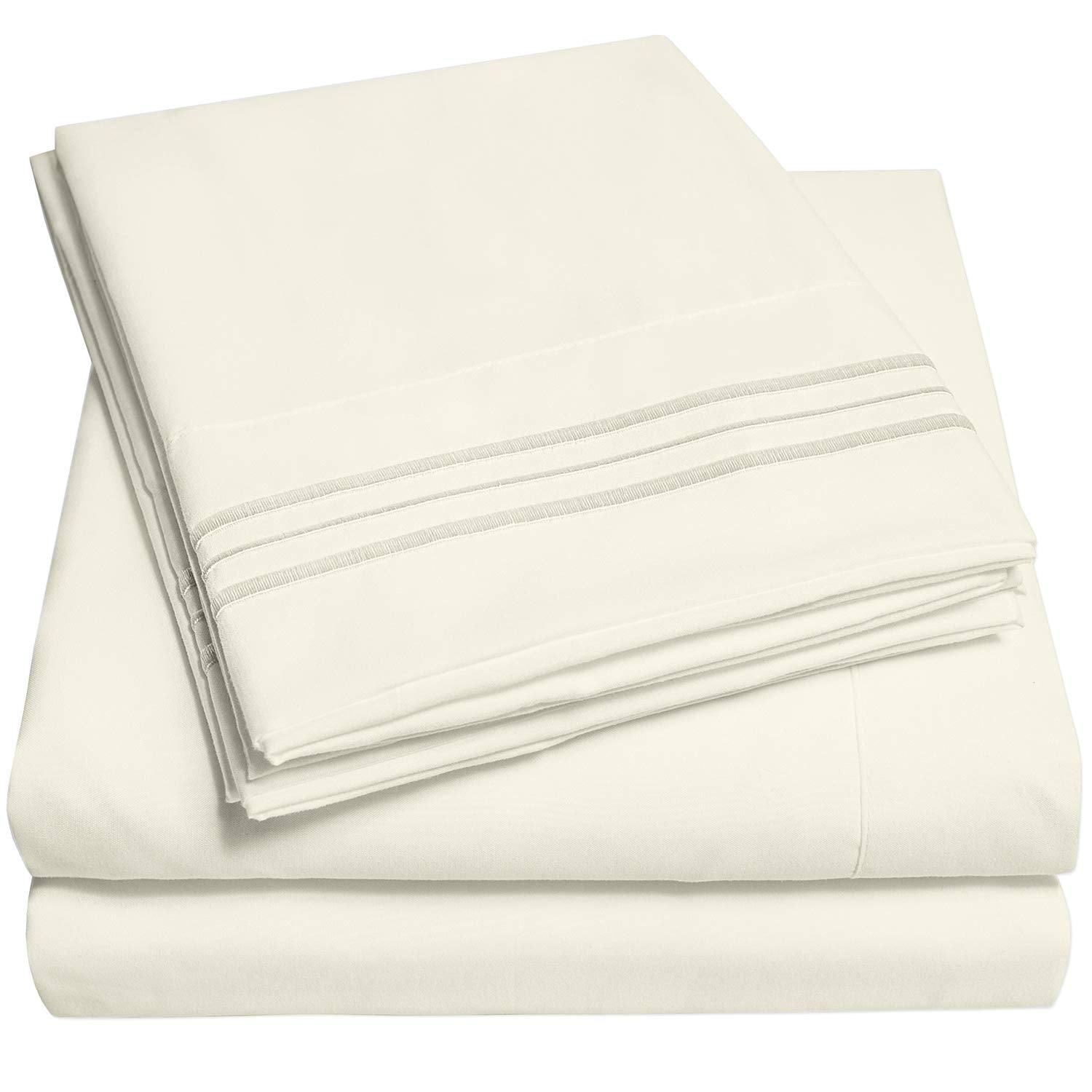 Sweet Home Collection front packaging of king sheet set showing contents and value