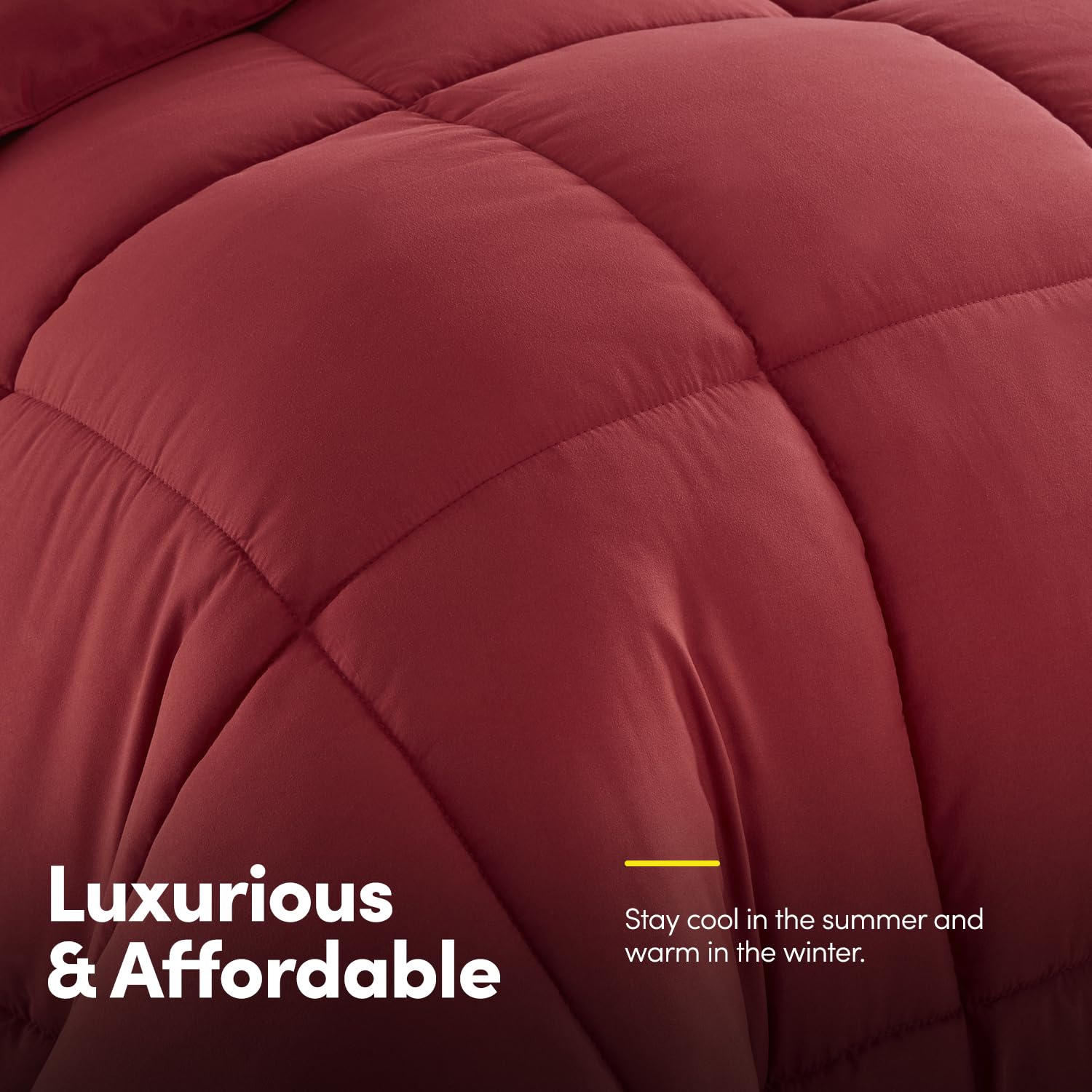 Sweet Home Collection microfiber close-up showing soft texture and breathable finish