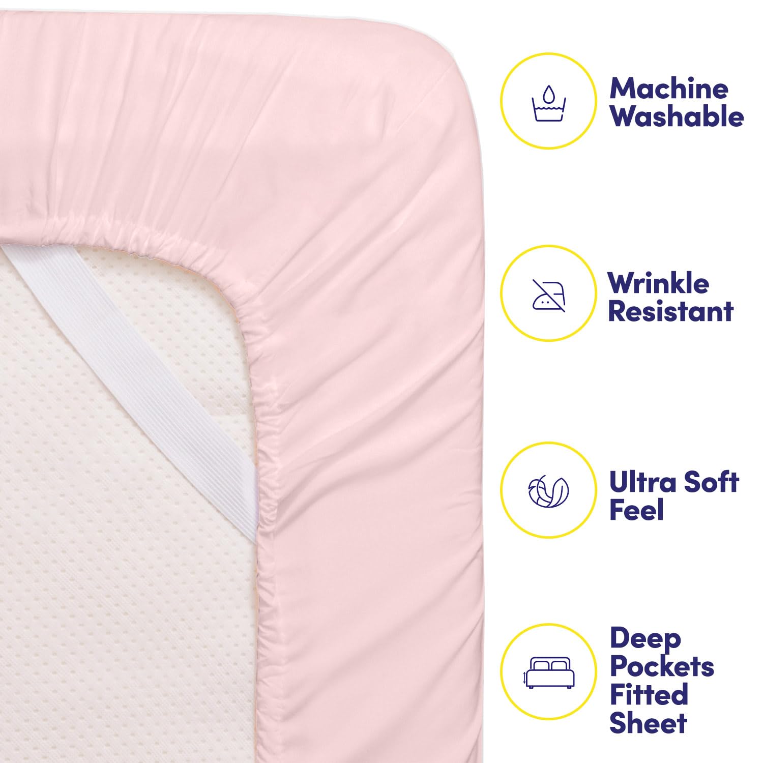 Sweet Home Collection brushed microfiber close-up showing soft texture and comfort