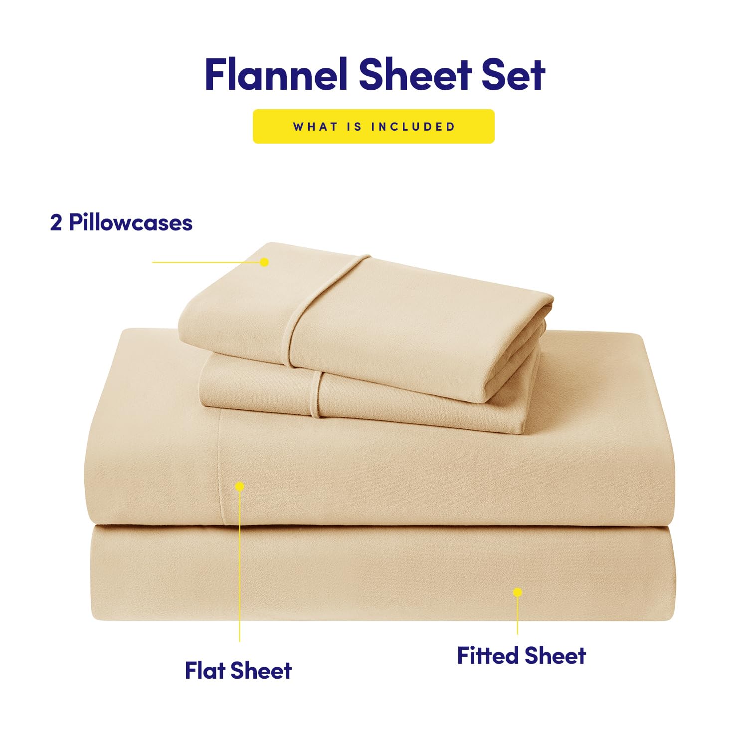 Sweet Home Collection pillowcase closure flap detail keeping pillows tidy and covered
