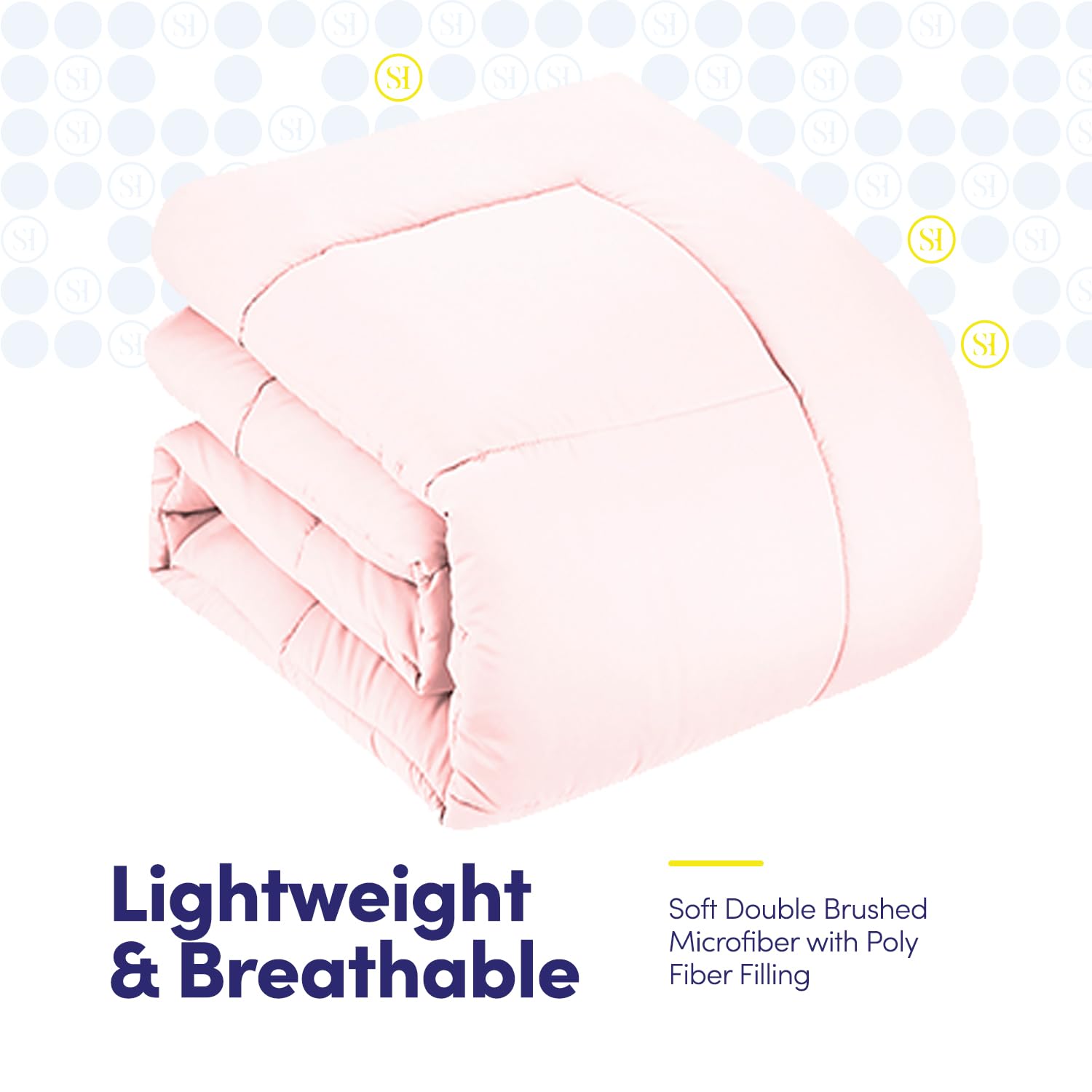 Sweet Home Collection pillowcases and flat sheet showing smooth, durable finish