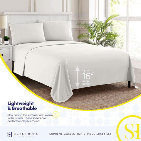 Sweet Home Collection microfiber close-up showing brushed texture for soft comfort