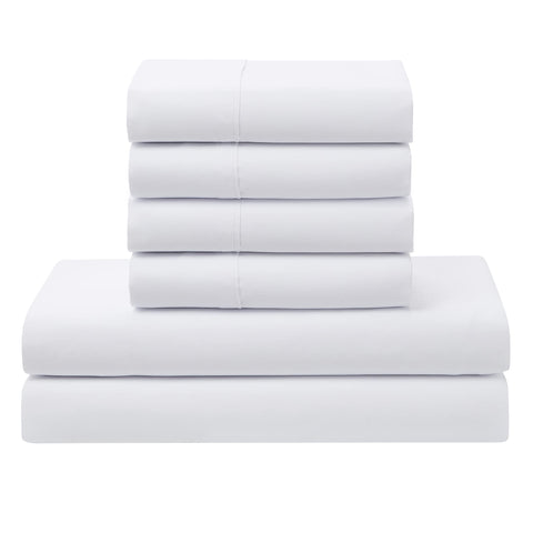 Sweet Home Collection on Twin XL mattress for scale demonstrating proper dorm fit