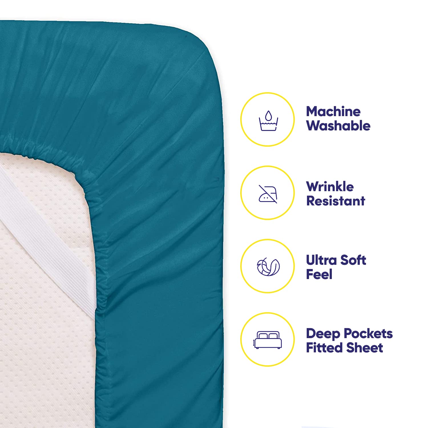 Sweet Home Collection four pillowcases arranged to show extra covers and styling flexibility
