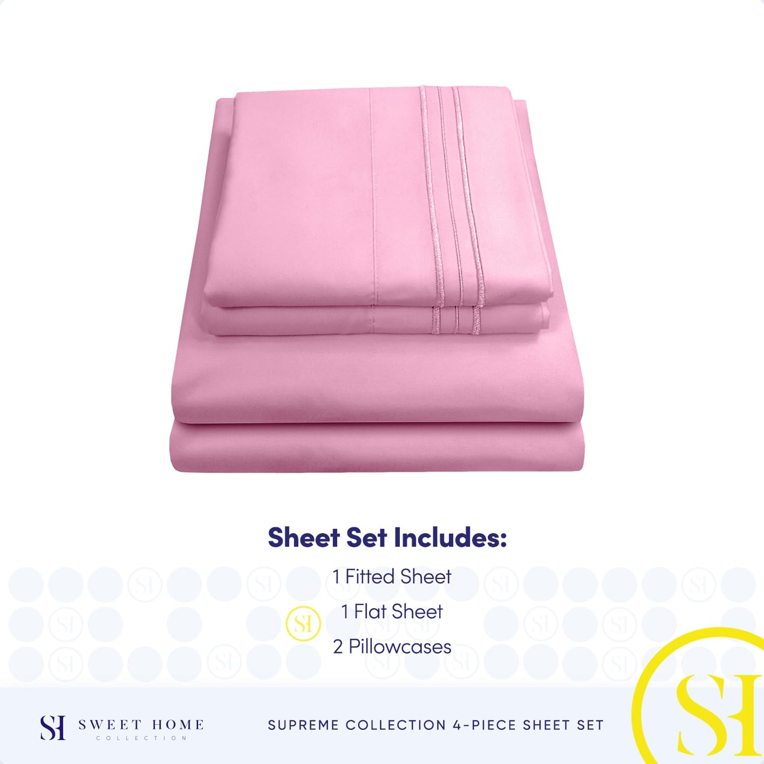 Sweet Home Collection brushed microfiber texture close-up highlighting soft feel and breathable comfort