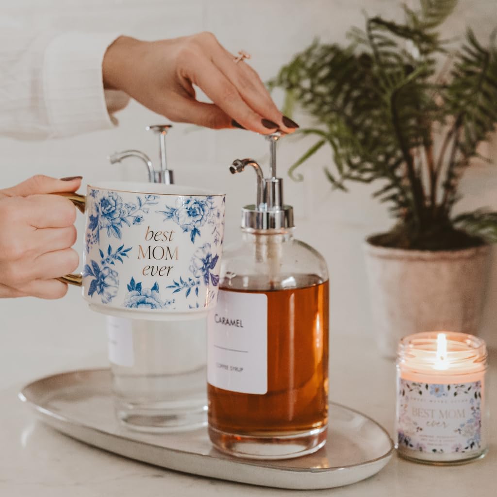 Sweet Water Decor held in hands in a kitchen setting showing comfortable grip and everyday enjoyment
