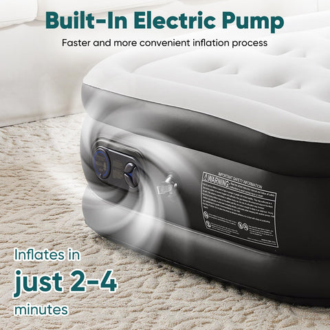 Sweetcrispy built-in pump button for fast inflation convenience