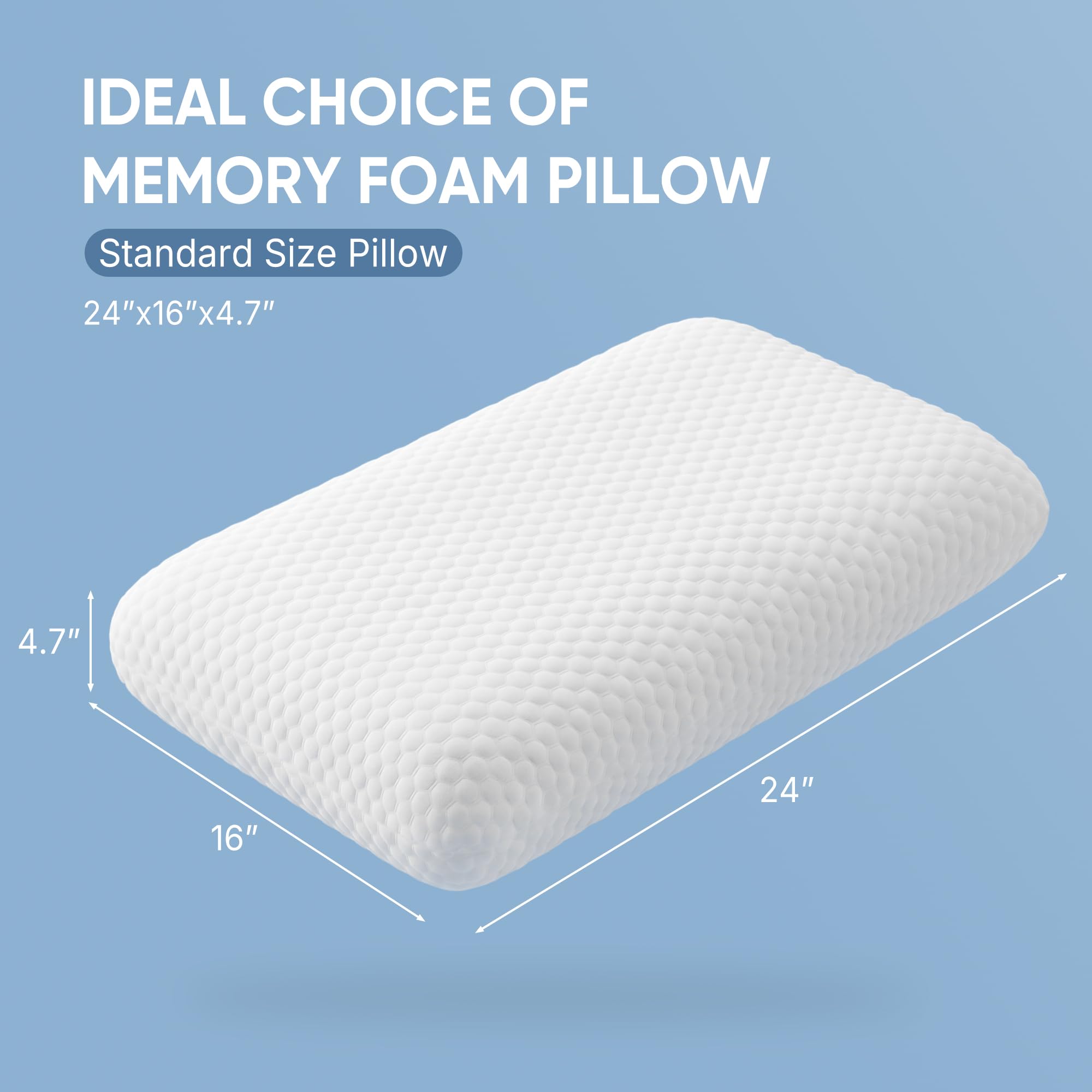 Sweetcrispy close-up of gel-infused memory foam for cooling comfort