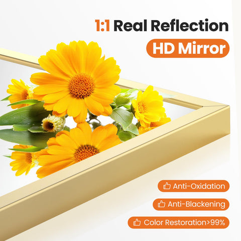 Sweetcrispy HD shatterproof glass detail showing clear reflection and added safety