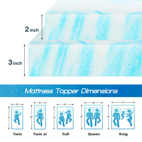 Sweetcrispy memory foam close-up showing gel infusion for cooler sleep