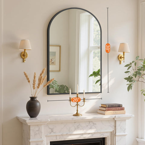 Sweetcrispy mirror mounted over sink demonstrating stable install and functional use