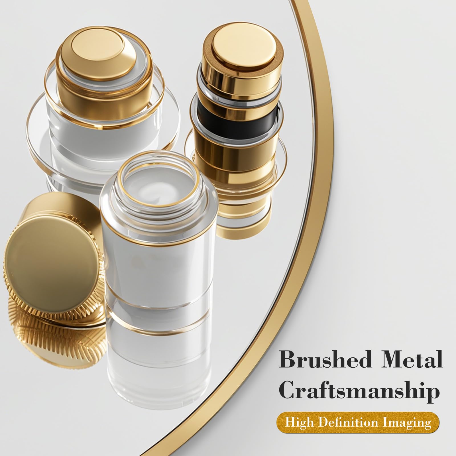 Sweetcrispy mounted over sink in styled bathroom adds depth and practical use