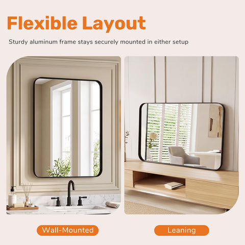 Sweetcrispy mounting hardware and mirror back showing secure installation parts