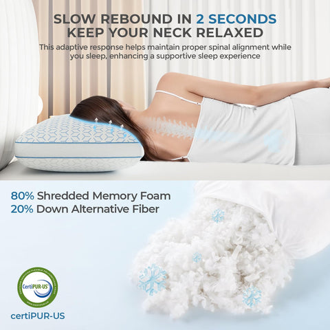 Sweetnight 360 mesh side panel showing enhanced airflow around pillow