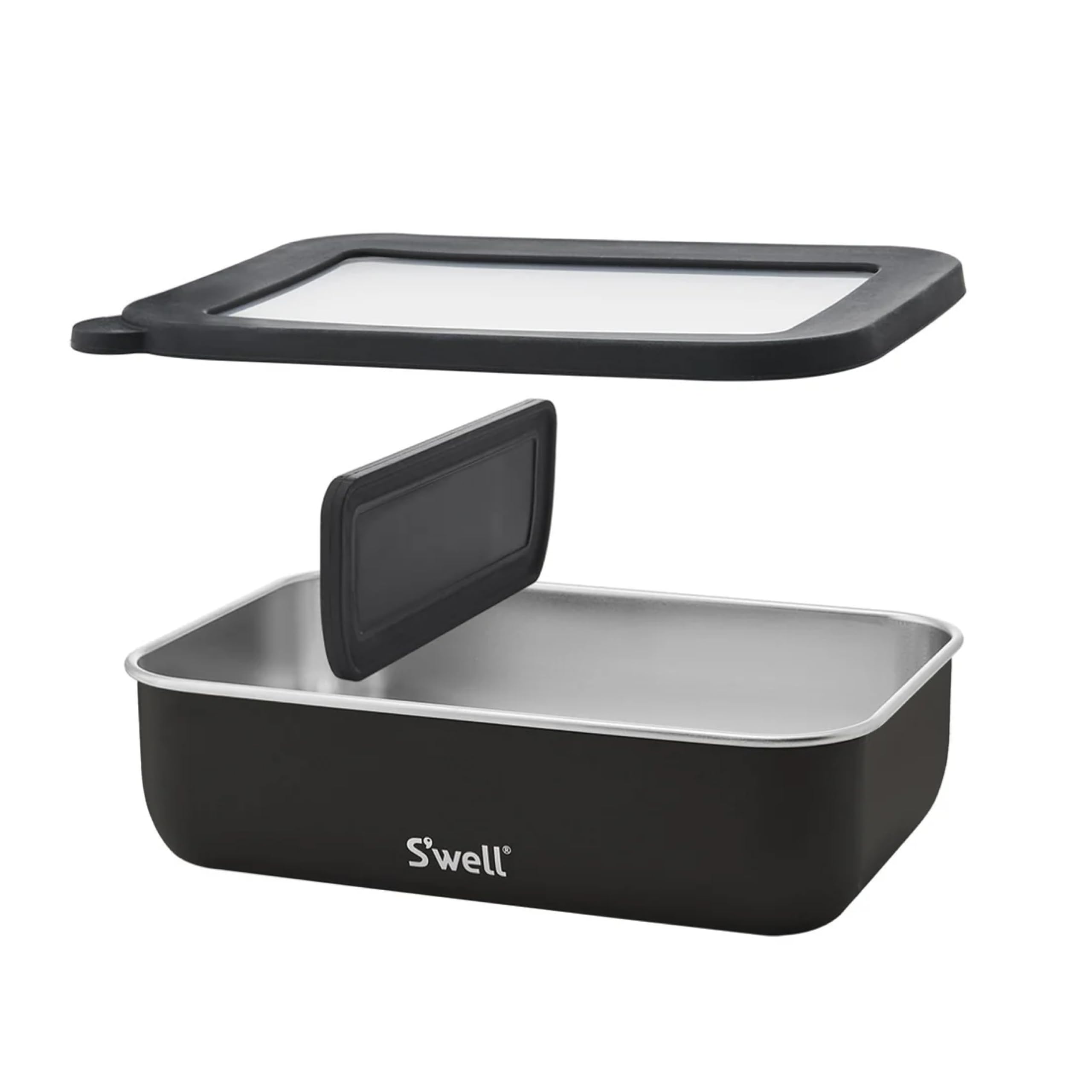 S'well removable divider detail showing customization and meal separation benefit