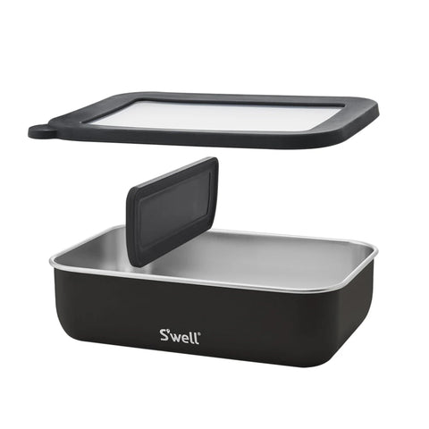 S'well removable divider detail showing customization and meal separation benefit