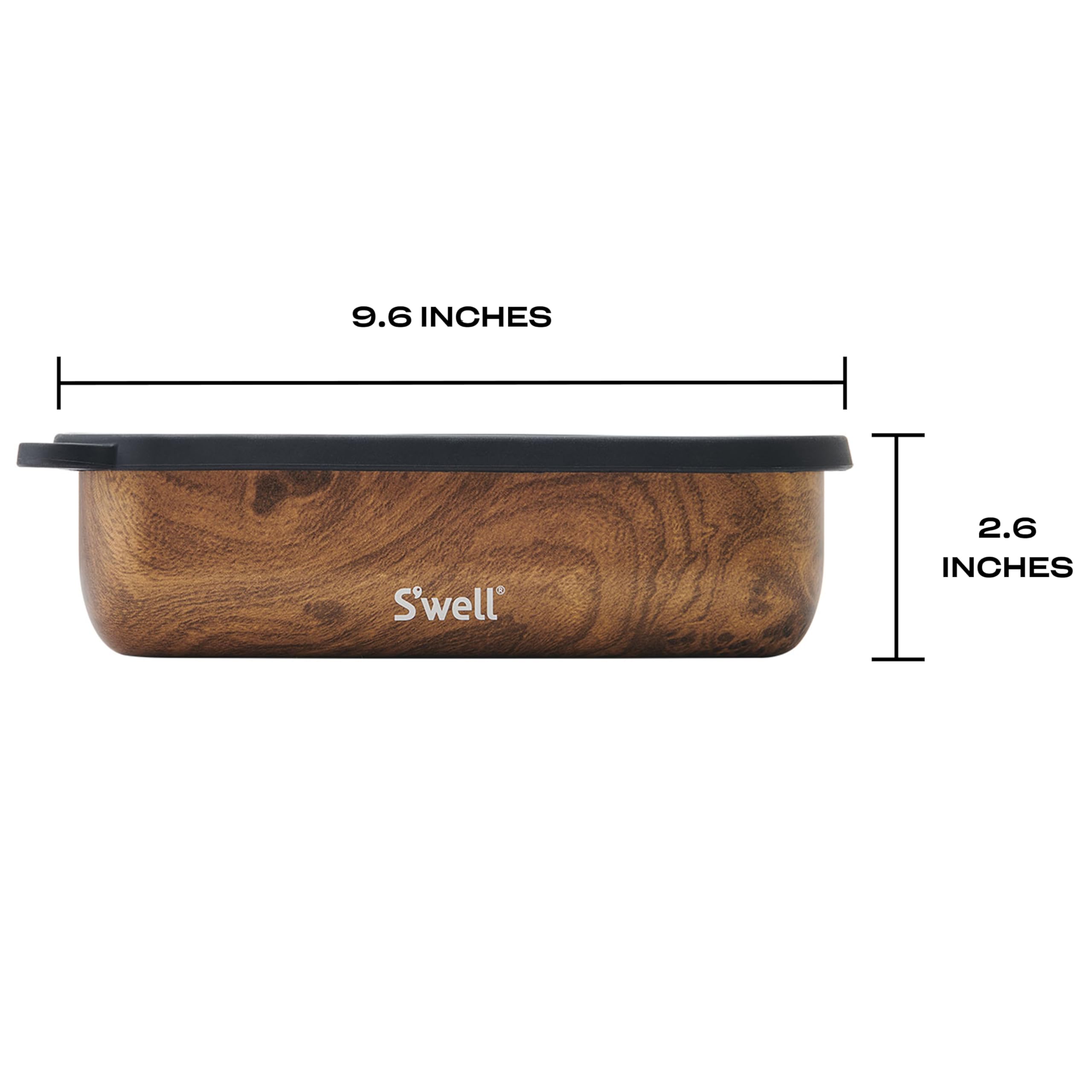 S'well bento tucked inside a backpack showing compact carry convenience