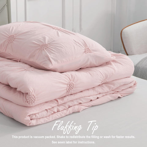 Swift Home displayed on king bed for size and scale guidance, helping choose correct fit