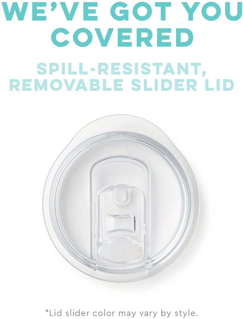 Swig Life wide mouth with ice inside showing easy ice fill and cold benefit