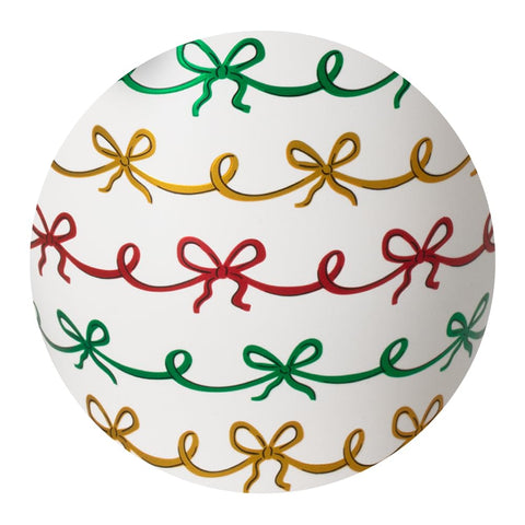 Swig Life close-up of handle on Christmas Bows mug for comfortable carrying
