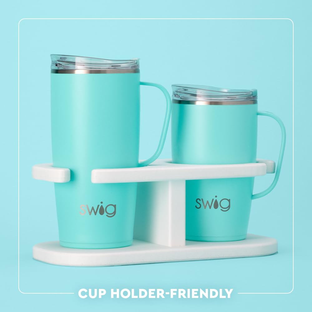 Swig Life Honey Meadow on a desk with accessories illustrating everyday style
