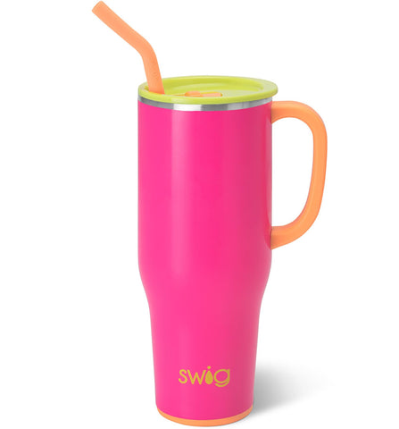 Swig Life Tutti Frutti front view showing bright pattern and large capacity benefit