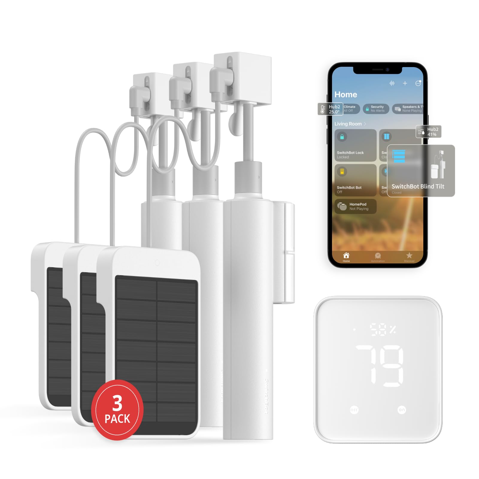 SwitchBot Blind Tilt front packaging shows kit and benefits