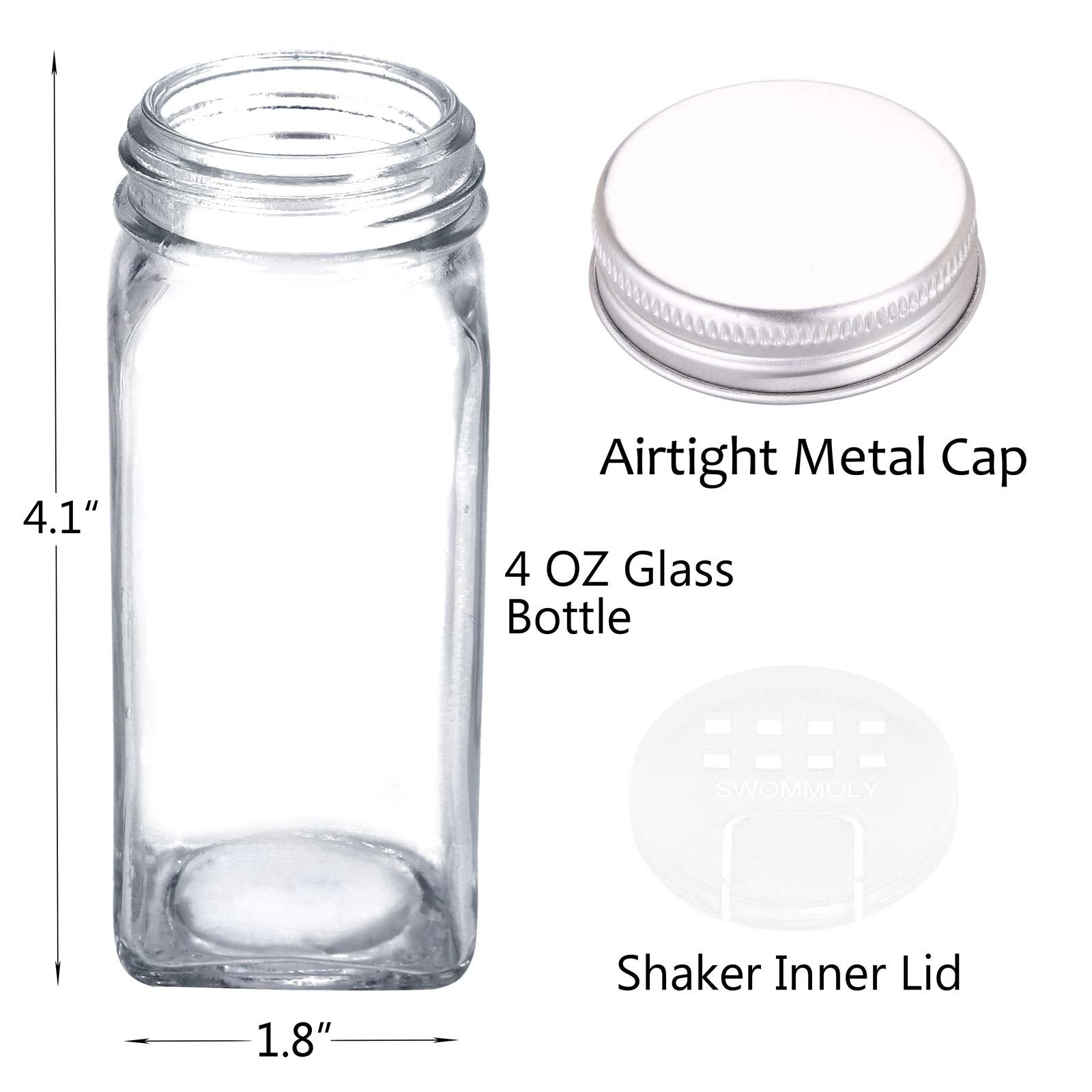 SWOMMOLY jar beside a spoon showing scale and portion control advantage