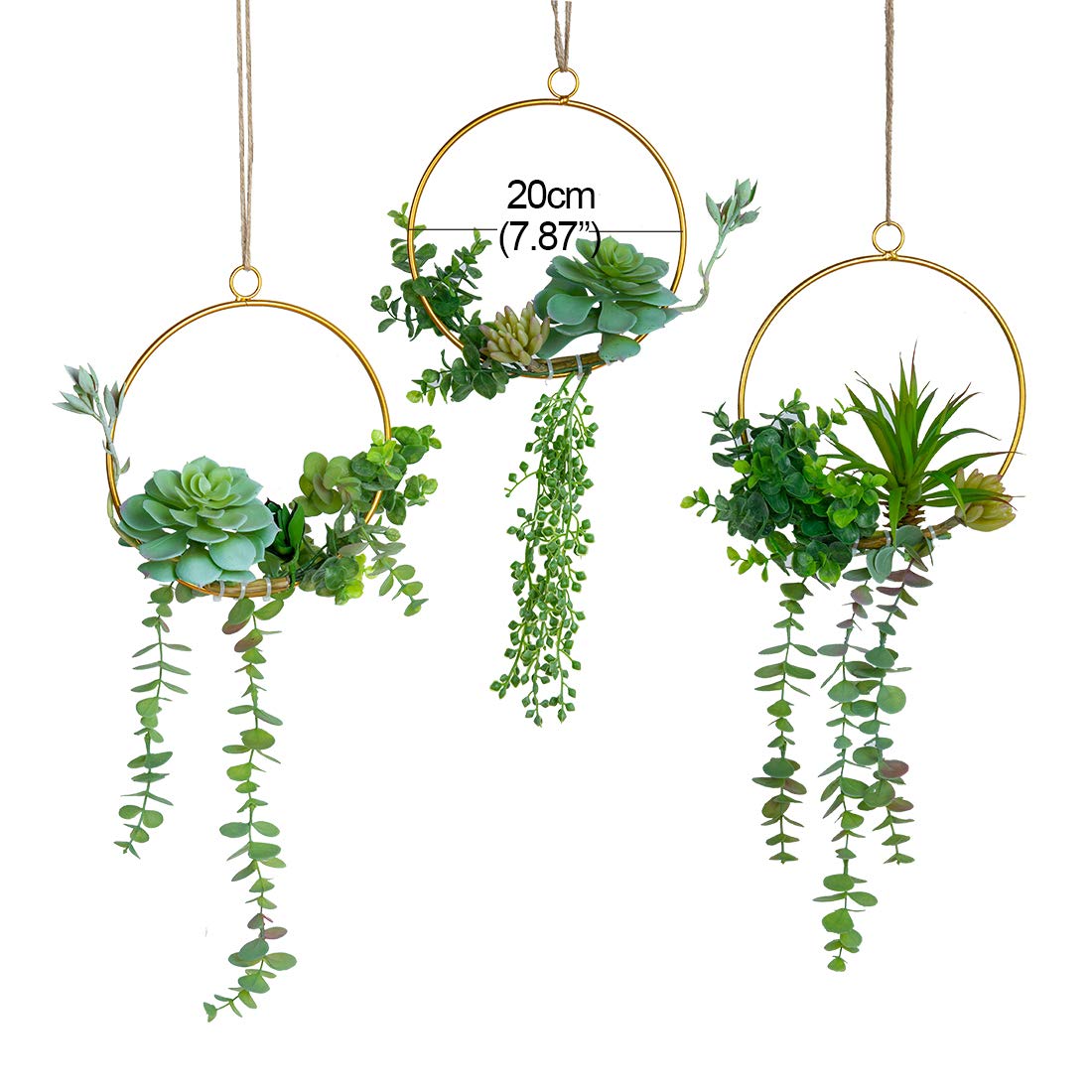 SWTHONY hoop held in hand showing 20 cm scale for placement planning