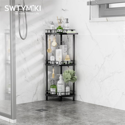 SWTYMIKI close-up polished stainless steel shelf for rust resistance