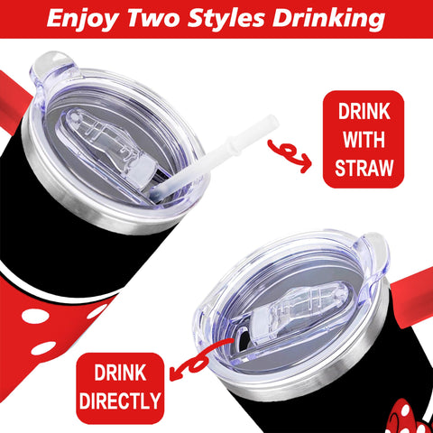 Sxdcfrs clear lid and straw detail showing splash-resistant seal benefit