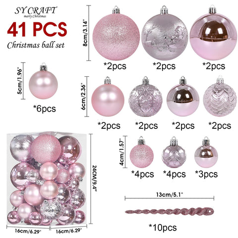 SY CRAFT extra-large 3.14-inch pink ball close-up showing texture and finish
