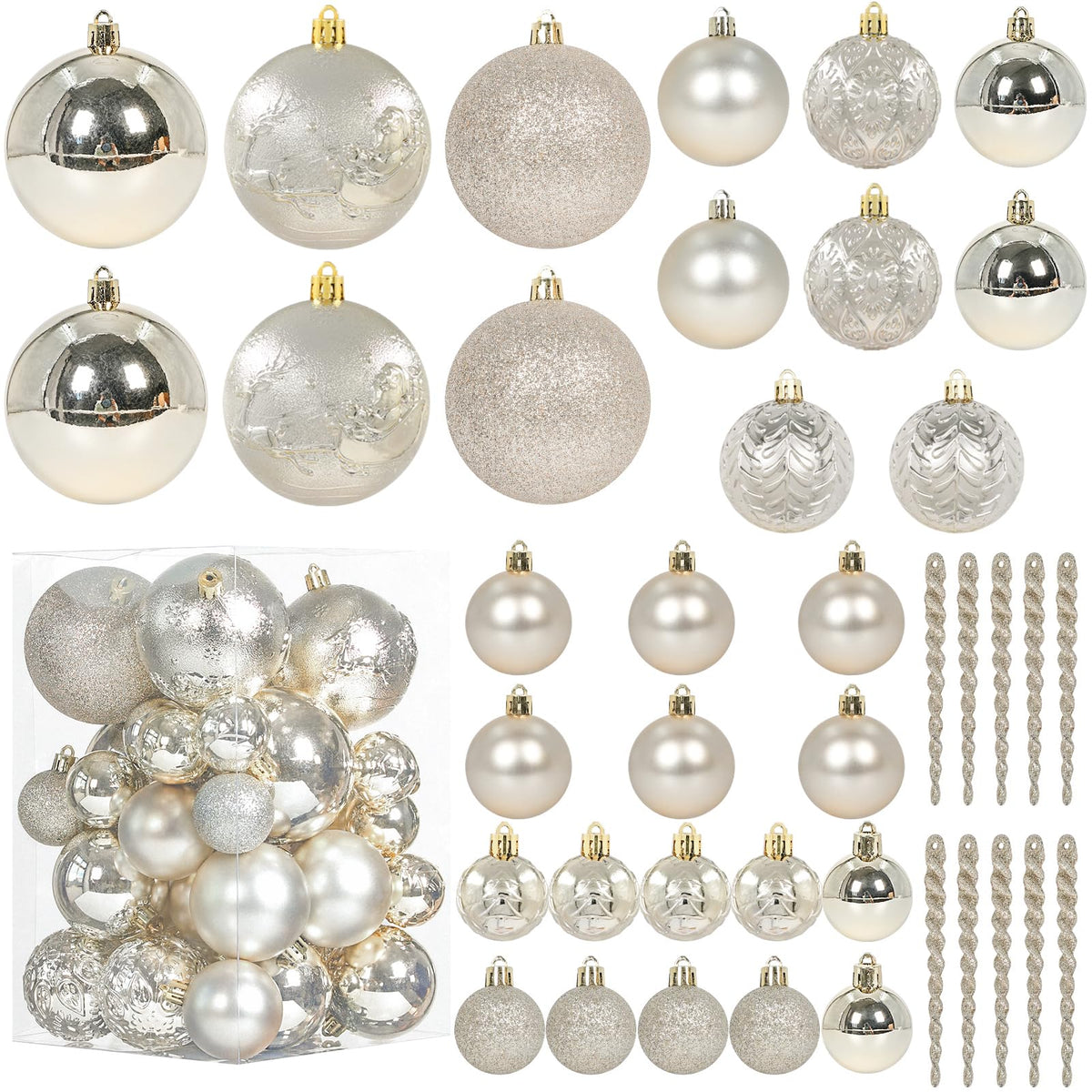 SY CRAFT front package showing 41-piece champagne gold set and contents