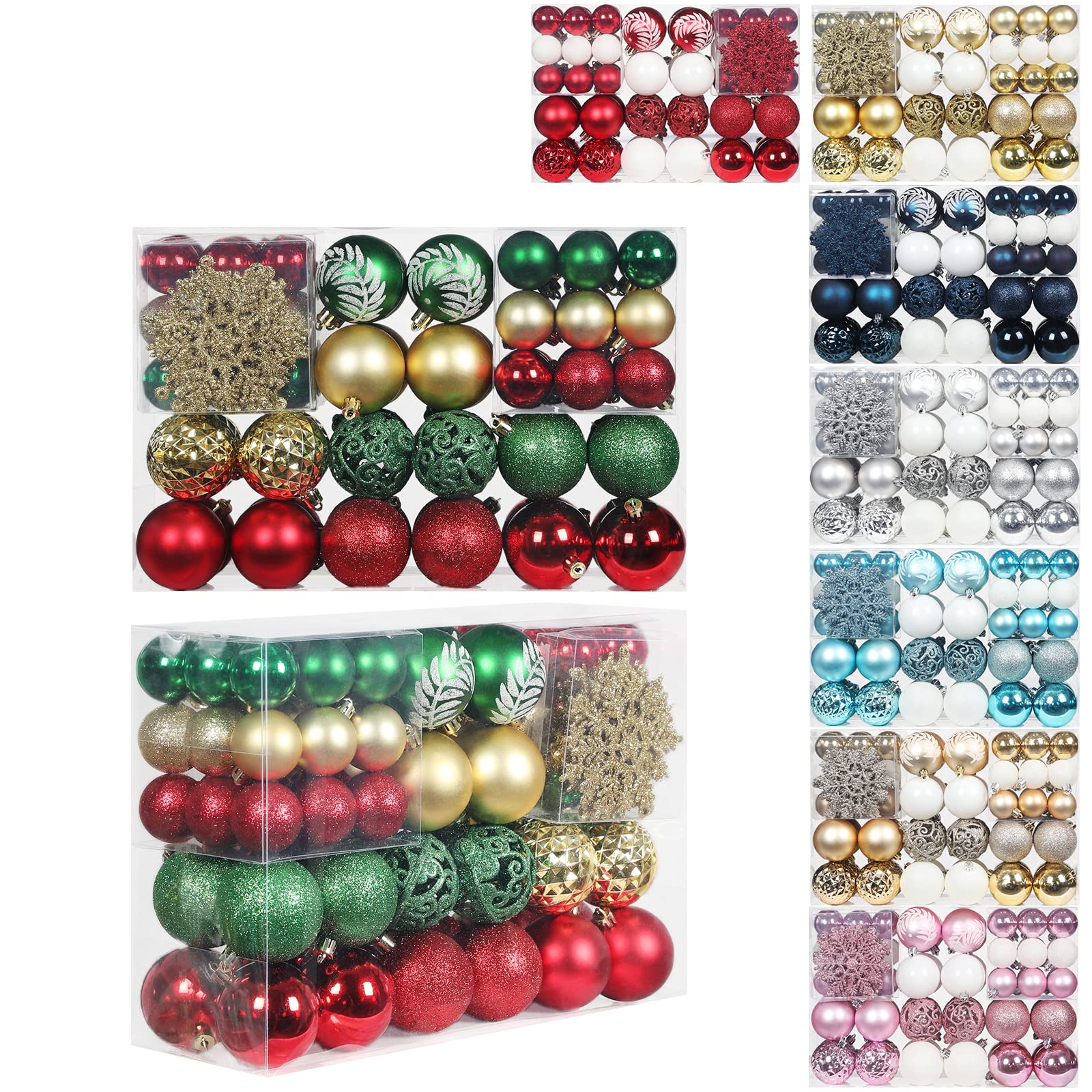 SY CRAFT front packaging showing 86-piece ornament set for easy gifting