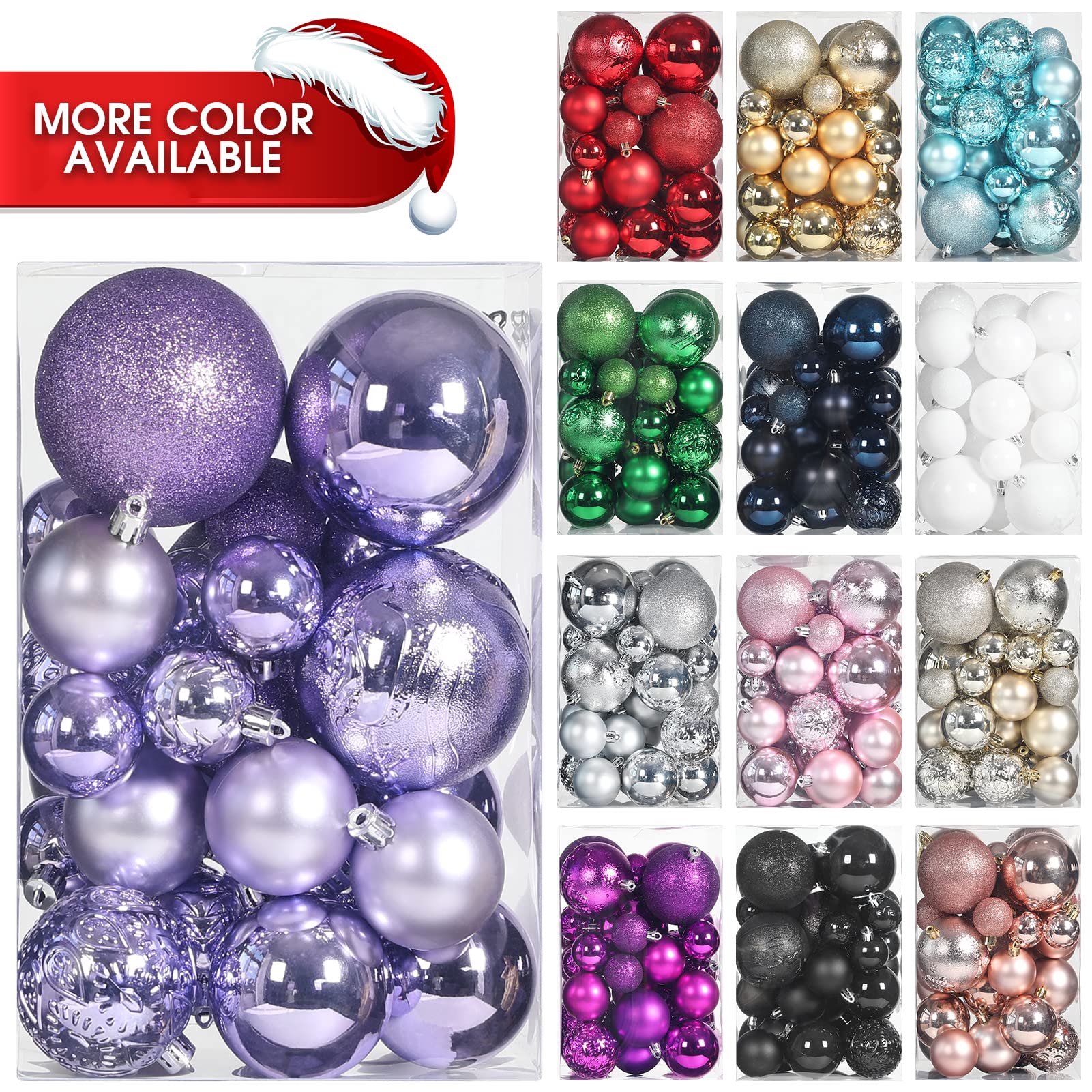 SY CRAFT mantel lifestyle display with ornaments adding safe festive color to room